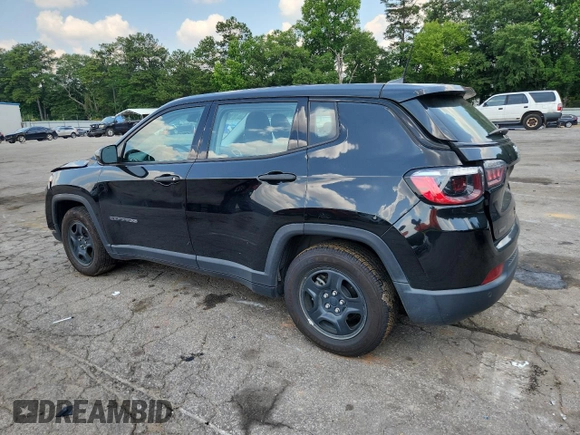 2021 Jeep Compass Sport z VIN 3C4NJCAB7MT588461, wystawiony jako Copart lot #61834045 z przebiegiem 114 732 mil mil oraz Szkoda całkowita • Salvage title. Historia ofert i sprzedaży dostępna na DreamBid. Obrazek 2.