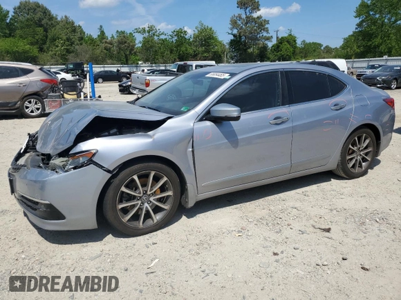2015 Acura TLX Technology z VIN 19UUB2F54FA011324, wystawiony jako Copart lot #55654465 z przebiegiem 123 010 mil mil oraz Szkoda całkowita • Salvage title. Historia ofert i sprzedaży dostępna na DreamBid. Obrazek 1.
