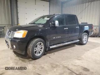 2013 Nissan Titan Pro-4X with VIN 1N6AA0EC1DN301354, listed as a Copart auction lot 45233045 with 172,450 mi miles and Salvage Title. Bid and sale history available at DreamBid. Image 1.