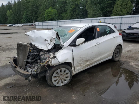 2017 Hyundai Elantra with VIN KMHD35LH4HU373680, listed as a Copart auction lot 58448835 with Not provided miles and Salvage title. Bid and sale history available at DreamBid. Image 1.