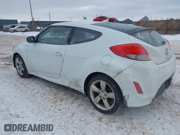2013 Hyundai Veloster w/Black Int with VIN KMHTC6AD9DU171722, listed as a IAAI auction lot 41617721 with 115,791 mi miles and . Bid and sale history available at DreamBid. Image 3.