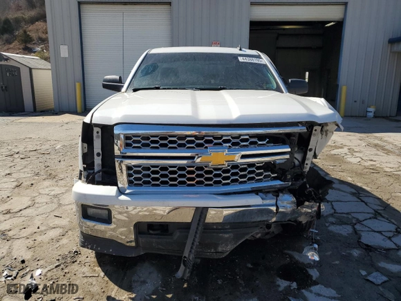 2014 Chevrolet Silverado 1500 LT with VIN 3GCUKREC2EG455809, listed as a Copart auction lot 44388195 with 0 mi miles and Salvage Title. Bid and sale history available at carsss.com. Image 5.