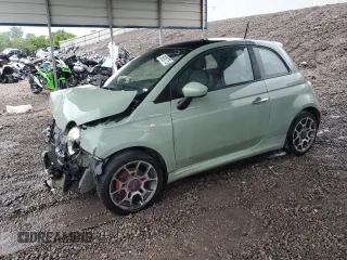 2012 FIAT 500 Sport with VIN 3C3CFFBR9CT106050, listed as a Copart auction lot 58928775 with 201,074 mi miles and Salvage title. Bid and sale history available at DreamBid. Image 1.