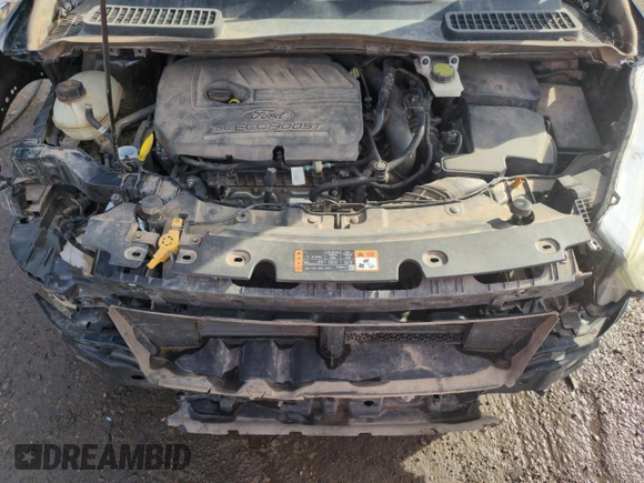 2017 Ford Escape SE with VIN 1FMCU9GD6HUE17668, listed as a Copart auction lot 49694045 with 162,100 mi miles and Salvage Title. Bid and sale history available at carsss.com. Image 12.