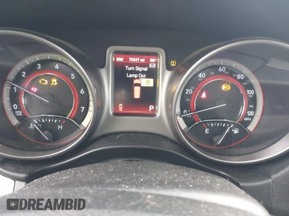 2015 Dodge Journey Crossroad with VIN 3C4PDCGG3FT599771, listed as a IAAI auction lot 41634296 with 76,547 mi miles and . Bid and sale history available at DreamBid. Image 7.