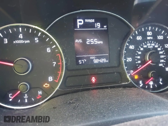 2018 Kia Forte LX with VIN 3KPFK4A72JE206565, listed as a IAAI auction lot 41639846 with 98,429 mi miles. Bid and sale history available at carsss.com. Image 15.