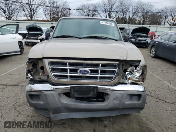 2003 Ford Ranger XLT Appearance with VIN 1FTYR44E23PB88604, listed as a Copart auction lot 47453325 with 121,293 mi miles and Salvage Title. Bid and sale history available at carsss.com. Image 5.