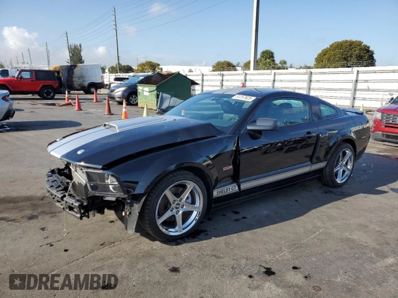 2007 Ford Mustang GT Deluxe with VIN 1ZVHT82H375361082, listed as a Copart auction lot 51257825 with 14,262 mi miles and Salvage Title. Bid and sale history available at carsss.com. Image 1.