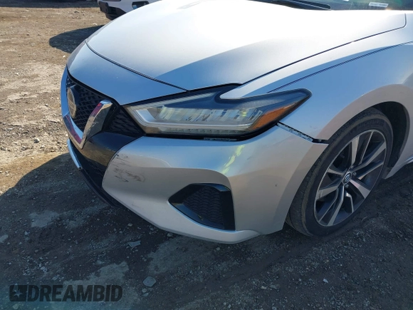 2020 Nissan Maxima S with VIN 1N4AA6BV2LC386328, listed as a IAAI auction lot 41537219 with 55,320 mi miles and . Bid and sale history available at DreamBid. Image 6.