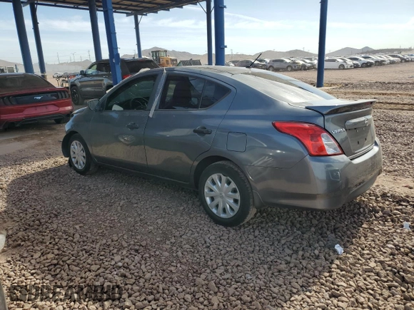 2019 Nissan Versa SV with VIN 3N1CN7AP5KL874372, listed as a Copart auction lot 57819925 with 43,937 mi miles and Salvage title. Bid and sale history available at DreamBid. Image 2.