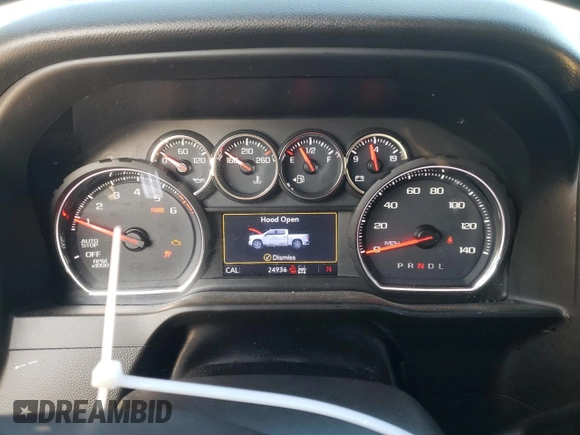 2019 Chevrolet Silverado 1500 RST with VIN 1GCRYEED1KZ351071, listed as a Copart auction lot 82500904 with 24,936 mi miles and Salvage Title. Bid and sale history available at DreamBid. Image 9.