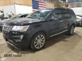 2016 Ford Explorer Limited with VIN 1FM5K8FH9GGA04332, listed as a Copart auction lot 79772474 with 76,348 mi miles and Salvage Title. Bid and sale history available at carsss.com. Image 1.