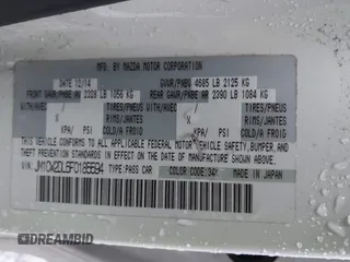 2015 Mazda Mazda5 Grand Touring with VIN JM1CW2DL6F0185594, listed as a IAAI auction lot 41470568 with 116,309 mi miles. Bid and sale history available at carsss.com. Image 9.