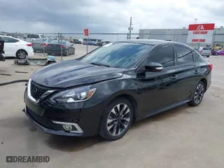 2017 Nissan Sentra SR Turbo with VIN 3N1CB7AP0HY258714, listed as a IAAI auction lot 41644450 with 87,400 mi miles. Bid and sale history available at carsss.com. Image 2.