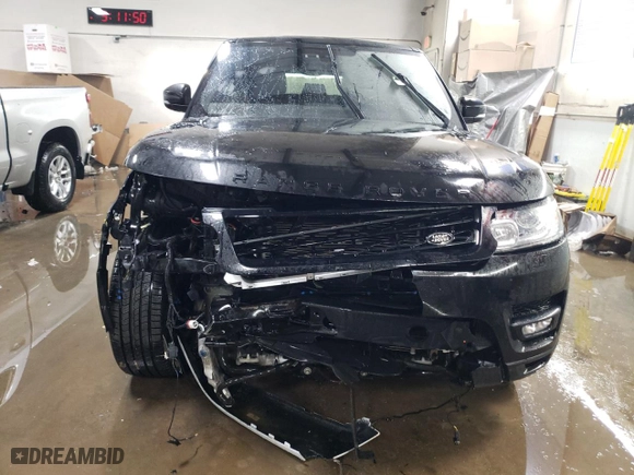 2016 Land Rover Range Rover Sport V6 HSE with VIN SALWR2PF8GA120406, listed as a Copart auction lot 45941765 with 81,806 mi miles and Salvage Title. Bid and sale history available at carsss.com. Image 5.