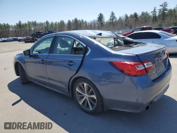 2016 Subaru Legacy Limited with VIN 4S3BNBN66G3047481, listed as a Copart auction lot 54295325 with 91,551 mi miles and Salvage title. Bid and sale history available at DreamBid. Image 2.