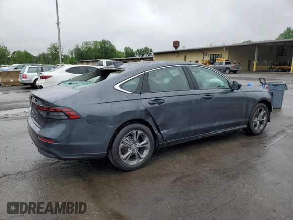2024 Honda Accord EX with VIN 1HGCY1F38RA086468, listed as a Copart auction lot 60793985 with 4,407 mi miles and Salvage title. Bid and sale history available at DreamBid. Image 3.