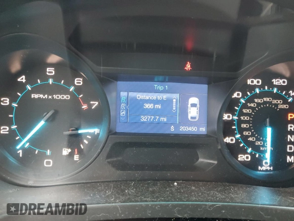 2015 Ford Explorer with VIN 1FM5K7B82FGC22384, listed as a Copart auction lot 52562705 with 203,450 mi miles and Salvage Title. Bid and sale history available at DreamBid. Image 9.