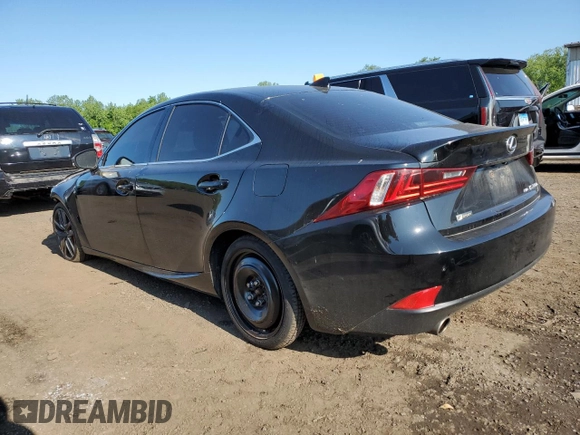 2016 Lexus IS 300/350 with VIN JTHCM1D25G5002874, listed as a Copart auction lot 58462865 with 151,635 mi miles and Salvage title. Bid and sale history available at DreamBid. Image 2.