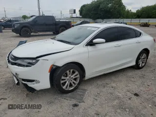 2015 Chrysler 200 Limited with VIN 1C3CCCABXFN722811, listed as a Copart auction lot 60603345 with 166,921 mi miles and Salvage title. Bid and sale history available at DreamBid. Image 1.