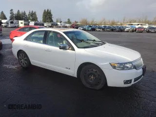 2007 Lincoln MKZ with VIN 3LNHM28T57R638347, listed as a Copart auction lot 46675475 with 0 mi miles and Clean Title. Bid and sale history available at carsss.com. Image 4.