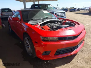 2015 Chevrolet Camaro SS with VIN 2G1FJ1EW2F9171799, listed as a IAAI auction lot 41746557 with 53,781 mi miles. Bid and sale history available at carsss.com. Image 1.