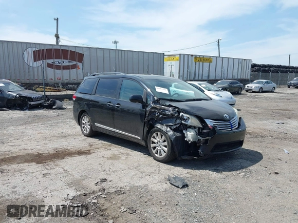 2011 Toyota Sienna XLE with VIN 5TDDK3DC2BS024429, listed as a IAAI auction lot 42091570 with 159,398 mi miles and . Bid and sale history available at DreamBid. Image 1.