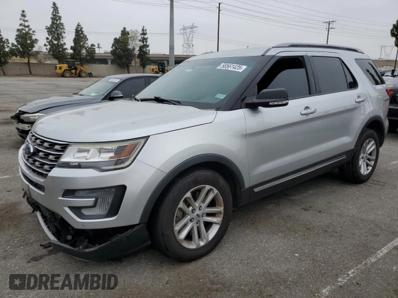 2017 Ford Explorer XLT with VIN 1FM5K7D85HGA93993, listed as a Copart auction lot 58561425 with 135,126 mi miles and Salvage title. Bid and sale history available at DreamBid. Image 1.