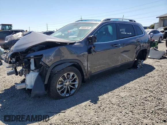 2020 Jeep Cherokee Latitude Plus z VIN 1C4PJLLBXLD519788, wystawiony jako Copart lot #58859745 z przebiegiem 52 131 mil mil oraz Szkoda całkowita • Salvage title. Historia ofert i sprzedaży dostępna na DreamBid. Obrazek 1.