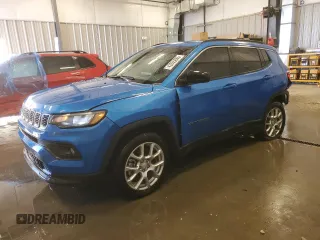 2024 Jeep Compass Latitude Lux with VIN 3C4NJDFN5RT155253, listed as a Copart auction lot 42655665 with 2,130 mi miles and Salvage title. Bid and sale history available at DreamBid. Image 1.