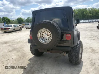 2006 Jeep Wrangler Sport with VIN 1J4FA49S36P704481, listed as a Copart auction lot 48362505 with 122,600 mi miles and Salvage Title. Bid and sale history available at carsss.com. Image 6.