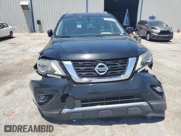 2018 Nissan Pathfinder SV with VIN 5N1DR2MN0JC629021, listed as a Copart auction lot 57286605 with 166,183 mi miles and Salvage title. Bid and sale history available at DreamBid. Image 5.