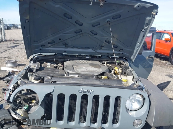 2015 Jeep Wrangler Unlimited Willys Wheeler with VIN 1C4BJWDG4FL589822, listed as a IAAI auction lot 41732614 with 149,112 mi miles and . Bid and sale history available at DreamBid. Image 10.