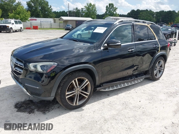 2020 Mercedes-Benz GLE 350 with VIN 4JGFB4KB2LA068739, listed as a IAAI auction lot 42514575 with 98,820 mi miles and . Bid and sale history available at DreamBid. Image 2.