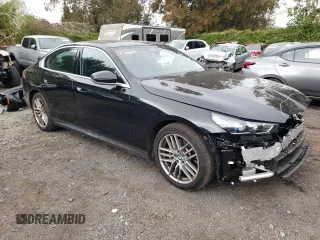 2024 BMW 5 Series 530i with VIN WBA43FJ05RCS02061, listed as a Copart auction lot 86399014 with 8,398 mi miles and Clean Title. Bid and sale history available at carsss.com. Image 4.