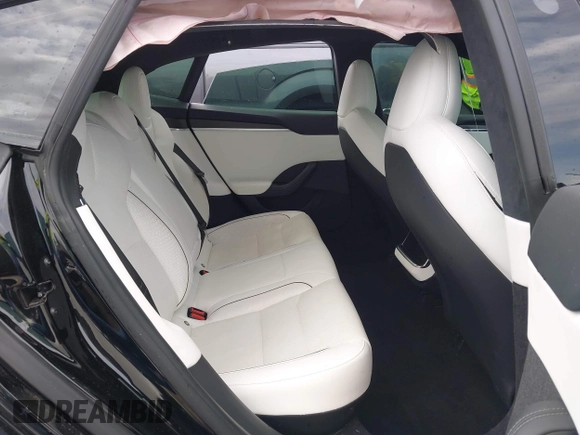 2022 Tesla Model S Plaid with VIN 5YJSA1E60NF460244, listed as a IAAI auction lot 41996403 with Not provided miles and . Bid and sale history available at DreamBid. Image 8.