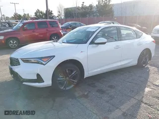 2025 Acura Integra w/A-Spec Package with VIN 19UDE4H37SA003100, listed as a IAAI auction lot 41668385 with 156 mi miles. Bid and sale history available at carsss.com. Image 2.