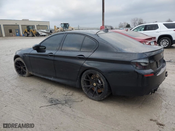 2014 BMW M5 with VIN WBSFV9C59ED097862, listed as a Copart auction lot 85719684 with 0 mi miles and Salvage Title. Bid and sale history available at carsss.com. Image 2.