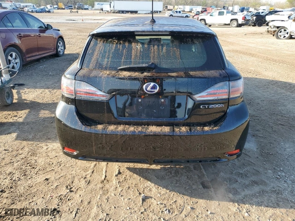 2013 Lexus CT 200h Hybrid with VIN JTHKD5BH8D2166868, listed as a Copart auction lot 51762705 with 116,716 mi miles and Salvage Title. Bid and sale history available at carsss.com. Image 6.