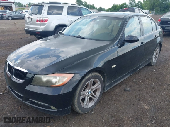 2008 BMW 3 Series 328i with VIN WBAVA37538NL49008, listed as a IAAI auction lot 42446294 with 160,645 mi miles and . Bid and sale history available at DreamBid. Image 17.