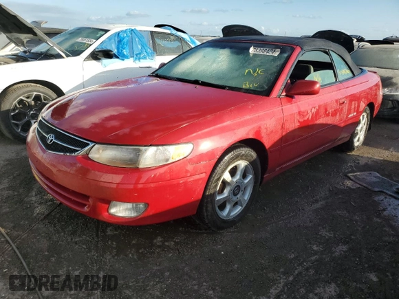 2001 Toyota Solara SE with VIN 2T1FF22P71C449035, listed as a Copart auction lot 78398424 with Not Provided miles and Non Repairable. Bid and sale history available at DreamBid. Image 1.