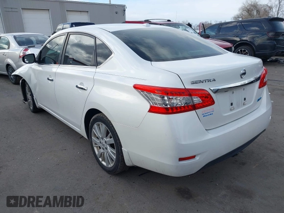 2014 Nissan Sentra S with VIN 3N1AB7APXEL655136, listed as a IAAI auction lot 41597149 with 98,706 mi miles and . Bid and sale history available at DreamBid. Image 3.