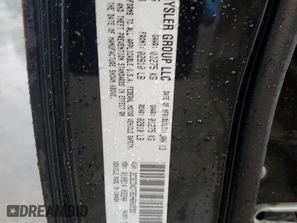 2013 Dodge Charger RT Plus with VIN 2C3CDXDT8DH602083, listed as a Copart auction lot 47822725 with 114,777 mi miles and Clean Title. Bid and sale history available at carsss.com. Image 12.