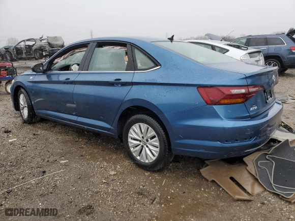 2019 Volkswagen Jetta S with VIN 3VWCB7BU3KM244982, listed as a Copart auction lot 47700885 with 47,041 mi miles and Salvage Title. Bid and sale history available at carsss.com. Image 2.