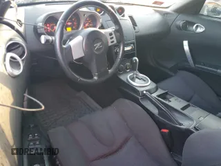 2005 Nissan 350Z Touring with VIN JN1AZ34E35M651515, listed as a Copart auction lot 45139935 with 107,963 mi miles and Salvage Title. Bid and sale history available at carsss.com. Image 8.