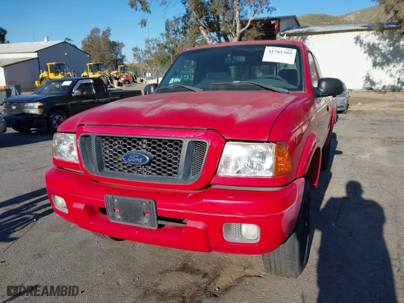 2004 Ford Ranger XL with VIN 1FTYR14UX4PB28173, listed as a IAAI auction lot 41761395 with 84,144 mi miles. Bid and sale history available at carsss.com. Image 6.