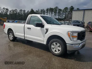 2022 Ford F-150 XL with VIN 1FTMF1CB2NKD00413, listed as a Copart auction lot 47344315 with 98,289 mi miles and Salvage Title. Bid and sale history available at carsss.com. Image 4.