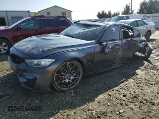2017 BMW M3 with VIN WBS8M9C5XH5G84438, listed as a Copart auction lot 42153723 with 0 mi miles. Bid and sale history available at carsss.com. Image 1.
