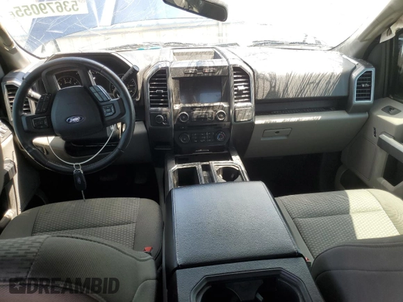 2018 Ford F-150 XL with VIN 1FTEW1EP4JKE23198, listed as a Copart auction lot 53679055 with 121,851 mi miles and Salvage title. Bid and sale history available at DreamBid. Image 8.