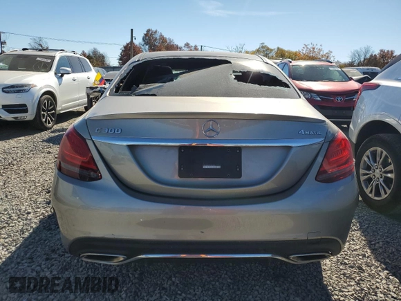 2020 Mercedes-Benz C 300 with VIN WDDWF8EB2LR551876, listed as a Copart auction lot 77541054 with 37,656 mi miles and Salvage Title. Bid and sale history available at DreamBid. Image 6.